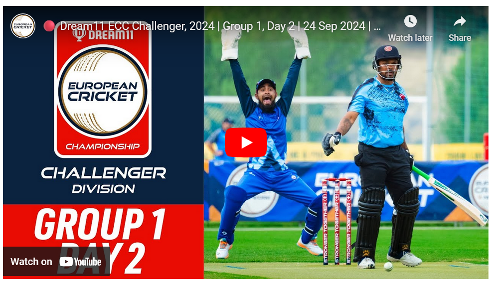 Dream11 ECC Challenger, 2024 | Group 1, Day 2